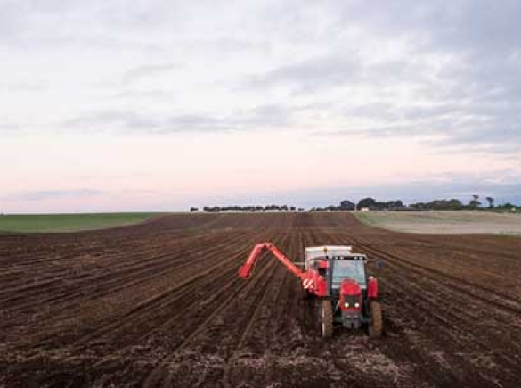 Tractor in field 